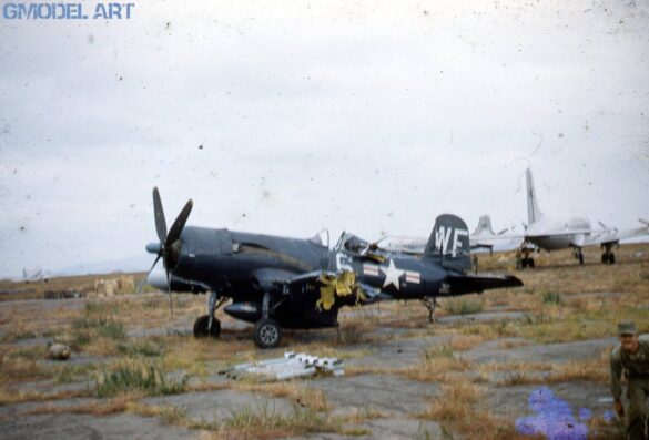 F4U-54N-Corsair-Korean War Glossy Sea Blue ANA 623