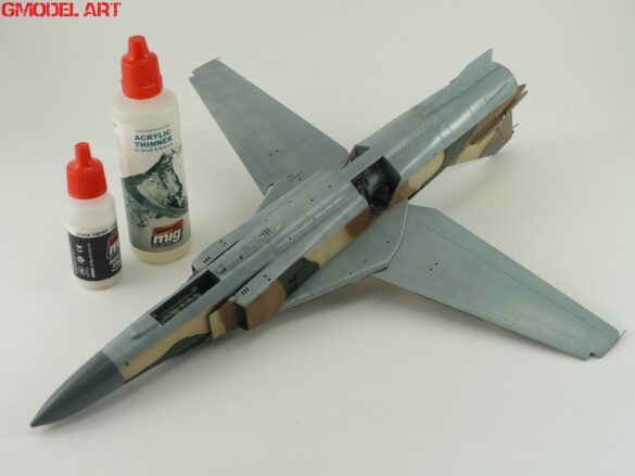 MiG-23ML Red 26 Scale Model Build Guide – Painting, Weathering and Camouflage Techniques Completed MiG-23ML Red 26 scale aircraft model display