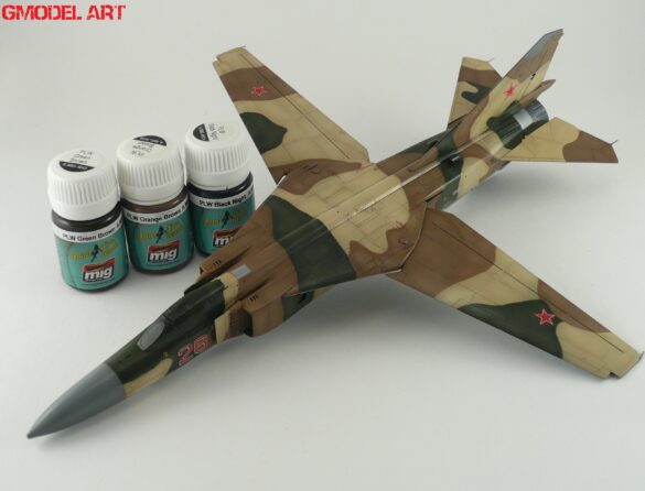 MiG-23ML Red 26 Scale Model Build Guide – Painting, Weathering and Camouflage Techniques Completed MiG-23ML Red 26 scale aircraft model display