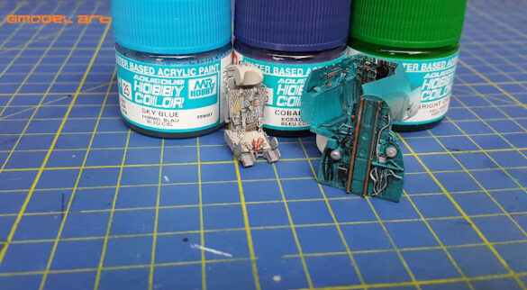 MiG-21MF Bunny Fighter abandoned aircraft model in Eduard 1/48 scale with realistic rust and