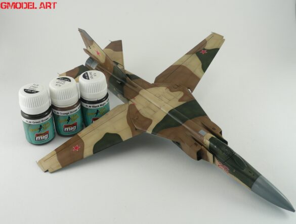 MiG-23ML Red 26 Scale Model Build Guide – Painting, Weathering and Camouflage Techniques Completed MiG-23ML Red 26 scale aircraft model display