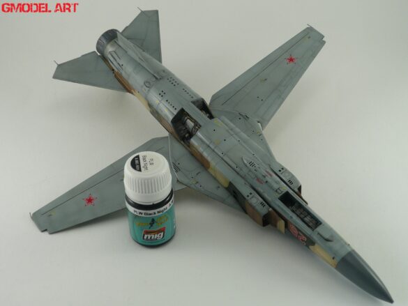 MiG-23ML Red 26 Scale Model Build Guide – Painting, Weathering and Camouflage Techniques Completed MiG-23ML Red 26 scale aircraft model display