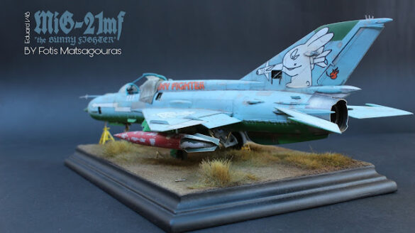 Small abandoned airfield base for MiG-21 Bunny Fighter model