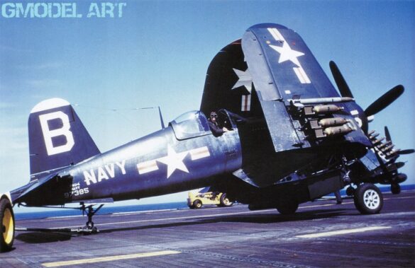 2dUSN Bureau No 97385 F4U 4 Corsair CVG 19 VF 192 CV 37 USS Princeton 01 zps5d16fe35