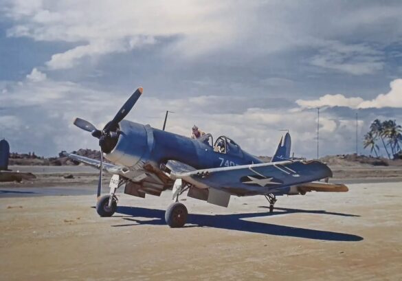 US Navy Blue Gray Camouflage Corsair