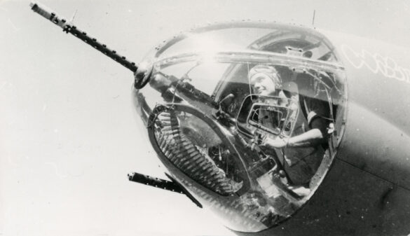B-26 Marauder cockpit interior green instrument panel WWII medium bomber detail