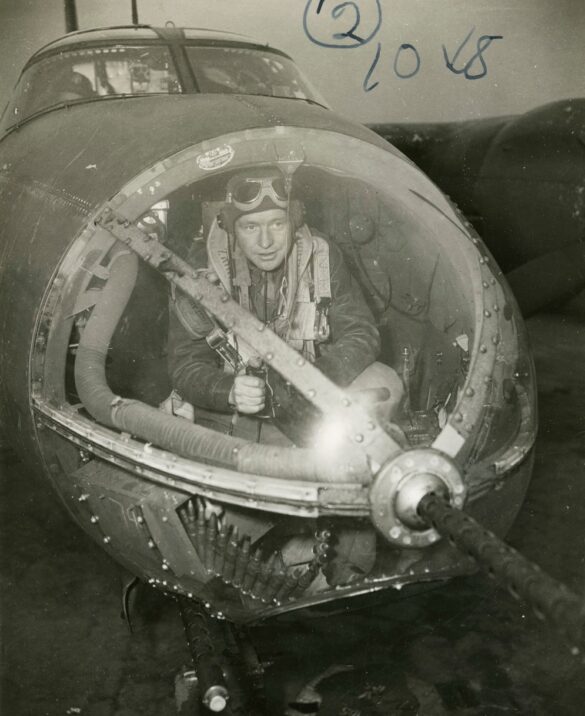 B-26 Marauder cockpit interior green instrument panel WWII medium bomber detail