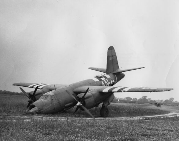 B-26 Marauder WWII bomber olive drab neutral gray camouflage in flight medium bomber USAAF