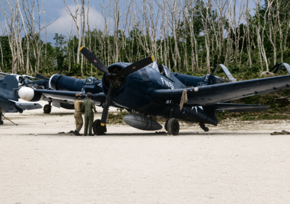 VMFN-533 F6F-5N Hellcat Okinawa 1945