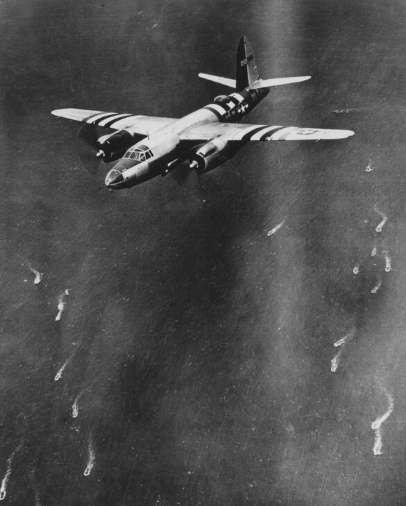 B-26 Marauder scale model weathering exhaust stains olive drab detailed build WWII bomber