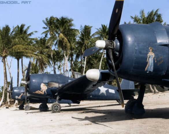 VMFN-533 F6F-5N Hellcat Okinawa 1945