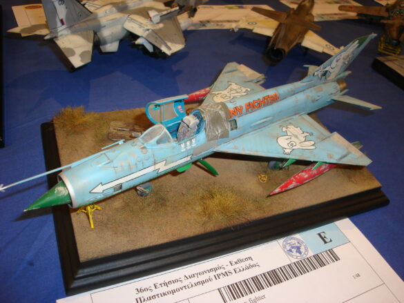 Small abandoned airfield base for MiG-21 Bunny Fighter model