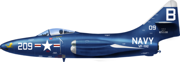 Grumman F9F panther vf192