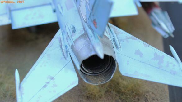 Small abandoned airfield base for MiG-21 Bunny Fighter model