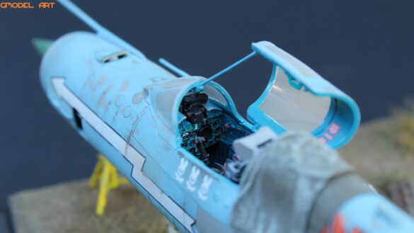 Small abandoned airfield base for MiG-21 Bunny Fighter model