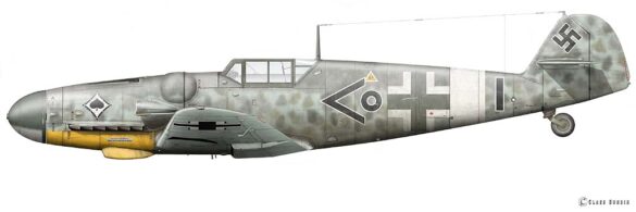 Messerschmitt Bf 109E-7 of Jagdgeschwader 27 During the Balkan Campaign and the Battle of Crete