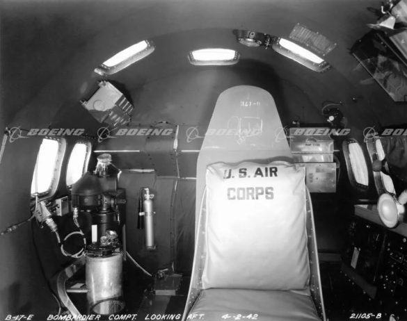 US WWII Primer Colors inside American WWII aircraft cockpit