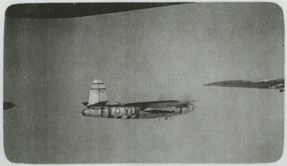 B-26 Marauder WWII bomber olive drab neutral gray camouflage in flight medium bomber USAAF