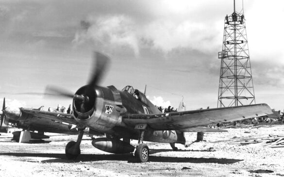 F6F-3N Hellcat tri-color camouflage Pacific theater