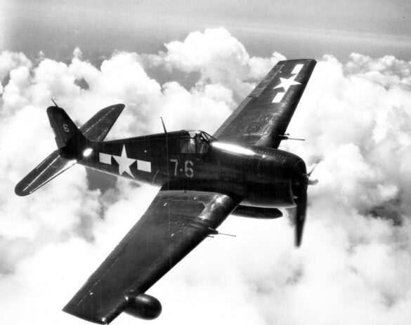 F6F-3N Hellcat tri-color camouflage Pacific theater