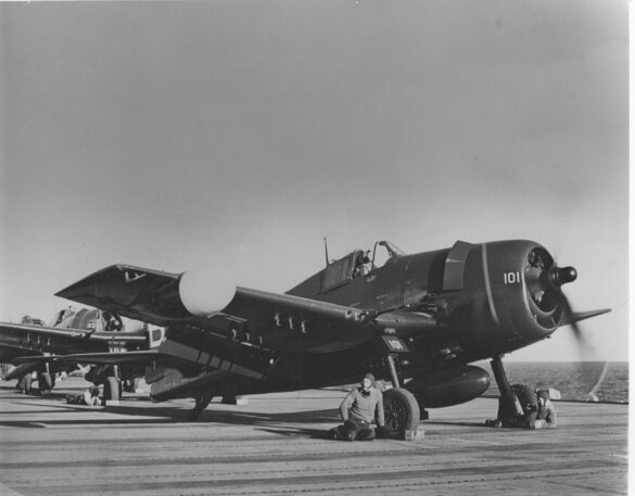 F6F-3N Hellcat tri-color camouflage Pacific theater