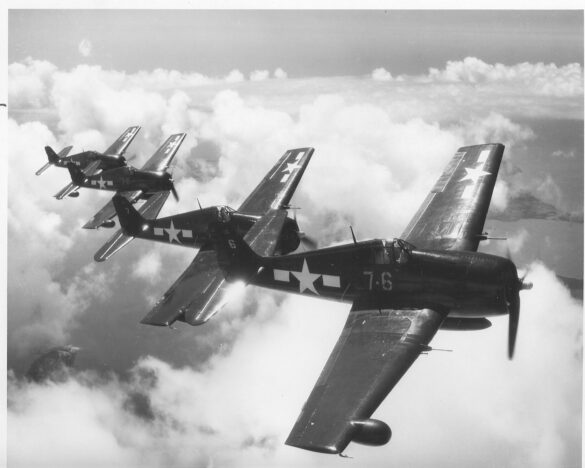 F6F-3N Hellcat tri-color camouflage Pacific theater