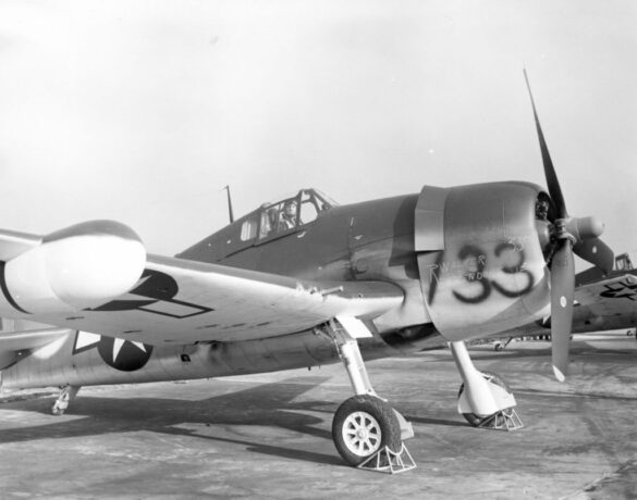 F6F-3N Hellcat tri-color camouflage Pacific theater