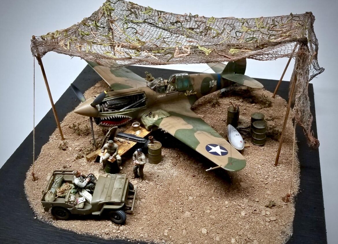 P-40E Warhawk Diorama