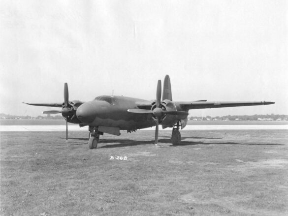 B-26 Marauder scale model weathering exhaust stains olive drab detailed build WWII bomber