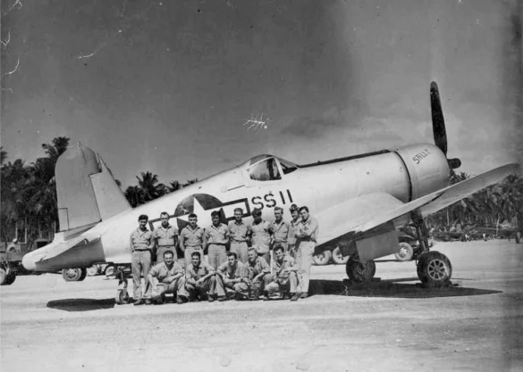 FG4u-1D Corsair “Sally” Espiritu Santos , VMF 122