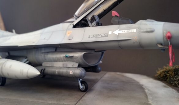 F-16C Block 50 Fighting Falcon 1/48 Tamiya – Greek Air Force 347 Squadron Build Review Final completed F-16C Block 50 Fighting Falcon of 347 Squadron Perseus in 1/48 scale