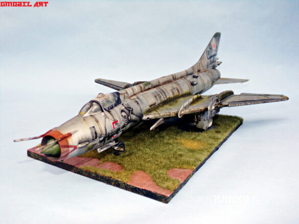 SUKHOI SU-17M 1/48 Scale Build Review – Scratchbuilt Soviet Aircraft Projec Scratchbuilt engine section of SUKHOI SU-17M scale model
