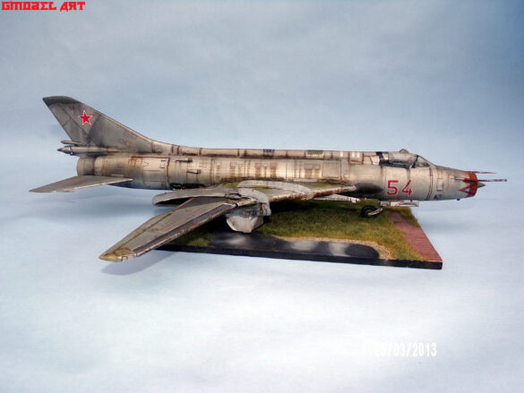 SUKHOI SU-17M 1/48 Scale Build Review – Scratchbuilt Soviet Aircraft Projec Scratchbuilt engine section of SUKHOI SU-17M scale model