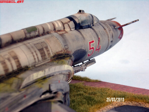 SUKHOI SU-17M 1/48 Scale Build Review – Scratchbuilt Soviet Aircraft Projec Realistic oxidation and weathering on Soviet SU-17M model