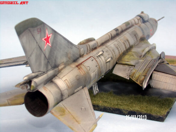 SUKHOI SU-17M 1/48 Scale Build Review – Scratchbuilt Soviet Aircraft Projec Scratchbuilt engine section of SUKHOI SU-17M scale model