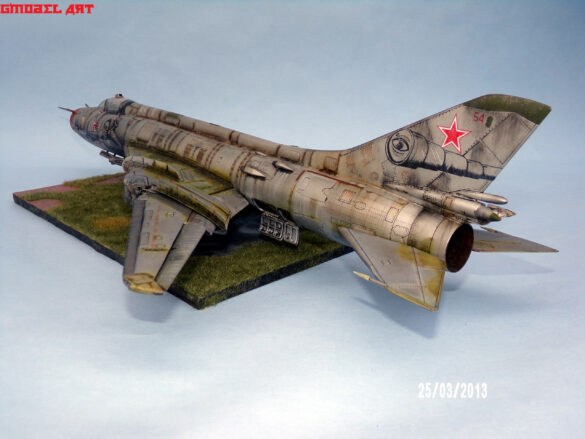 SUKHOI SU-17M 1/48 Scale Build Review – Scratchbuilt Soviet Aircraft Projec Scratchbuilt engine section of SUKHOI SU-17M scale model
