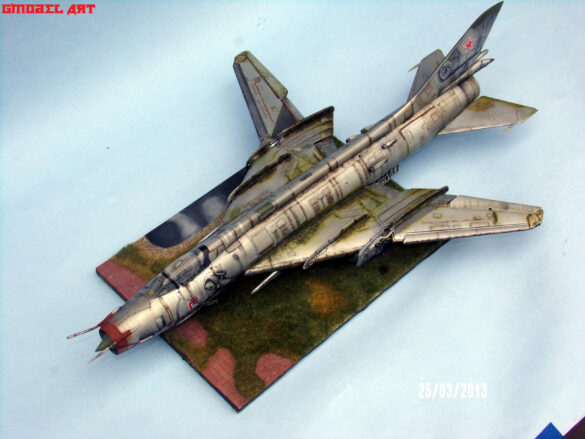 SUKHOI SU-17M 1/48 Scale Build Review – Scratchbuilt Soviet Aircraft Projec Scratchbuilt engine section of SUKHOI SU-17M scale model