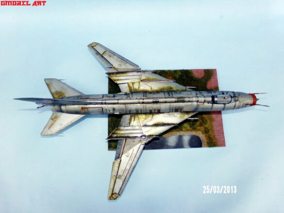 SUKHOI SU-17M 1/48 Scale Build Review – Scratchbuilt Soviet Aircraft Projec SUKHOI SU-17M 1-48 scale model weathered aluminum finish