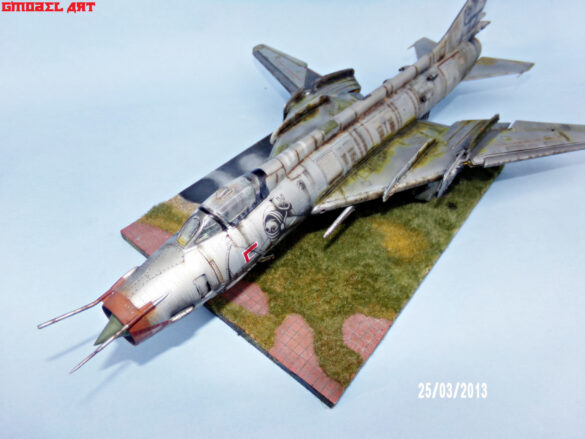 SUKHOI SU-17M 1/48 Scale Build Review – Scratchbuilt Soviet Aircraft Projec SUKHOI SU-17M 1-48 scale model weathered aluminum finish