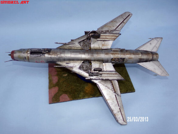 SUKHOI SU-17M 1/48 Scale Build Review – Scratchbuilt Soviet Aircraft Projec Finished SUKHOI SU-17M 1-48 scale aircraft model display