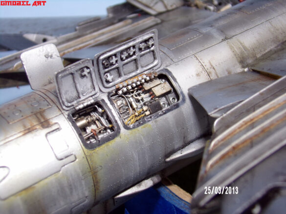 SUKHOI SU-17M 1/48 Scale Build Review – Scratchbuilt Soviet Aircraft Projec Finished SUKHOI SU-17M 1-48 scale aircraft model display