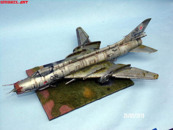 SUKHOI SU-17M 1/48 Scale Build Review – Scratchbuilt Soviet Aircraft Projec SUKHOI SU-17M 1-48 scale model weathered aluminum finish