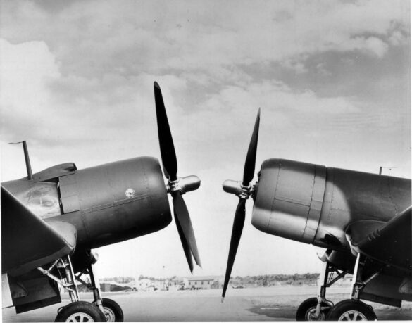 Experimental F4U-1 WM with Pratt & Whitney R-4360 engine