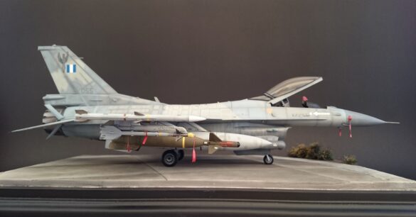 F-16C Block 50 Fighting Falcon 1/48 Tamiya – Greek Air Force 347 Squadron Build Review Final completed F-16C Block 50 Fighting Falcon of 347 Squadron Perseus in 1/48 scale