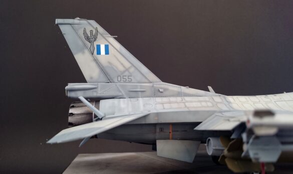 F-16C Block 50 Fighting Falcon 1/48 Tamiya – Greek Air Force 347 Squadron Build Review Detailed cockpit upgrade using Aires aftermarket set on F-16C Block 50