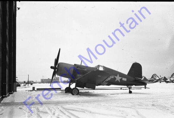 F4U-1 WM prototype number 5 yellow cowling test aircraft
