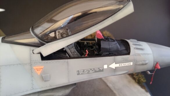 F-16C Block 50 Fighting Falcon 1/48 Tamiya – Greek Air Force 347 Squadron Build Review Final completed F-16C Block 50 Fighting Falcon of 347 Squadron Perseus in 1/48 scale