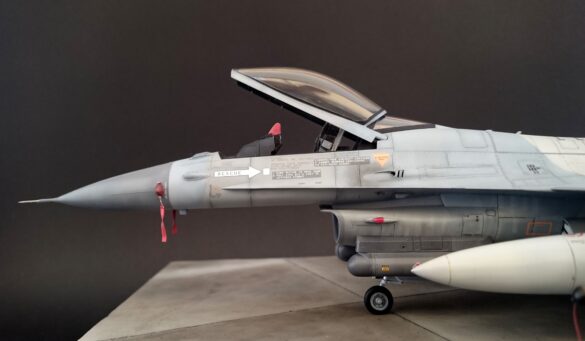 F-16C Block 50 Fighting Falcon 1/48 Tamiya – Greek Air Force 347 Squadron Build Review Final completed F-16C Block 50 Fighting Falcon of 347 Squadron Perseus in 1/48 scale