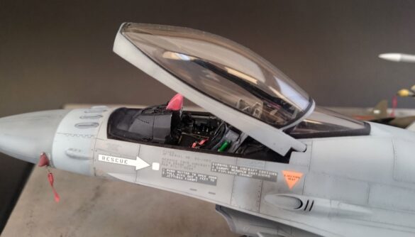 F-16C Block 50 Fighting Falcon 1/48 Tamiya – Greek Air Force 347 Squadron Build Review Final completed F-16C Block 50 Fighting Falcon of 347 Squadron Perseus in 1/48 scale