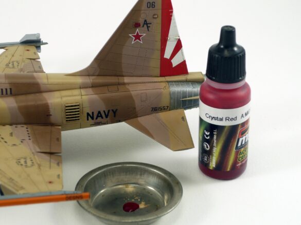 F-5N Tiger II VFC-111 Sundowners AF 113 Bu. No. 761571 – 1/48 Scale Build Review F-5N Tiger II camouflage painting and masking technique